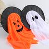 Yousheng Halloween Hanging Decoration Outdoor Hanging Pumpkin Ghost with Witch Hat for Outside Yard Porch Lawn Tree Decor