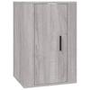 3 Piece TV Cabinet Set Grey Sonoma Particleboard