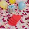 Book of 4 red heart-shaped sticky notes | Perfect for anniversaries, birthdays, Valentine's Day | 100 per book - 76x76 mm (3" x 3")