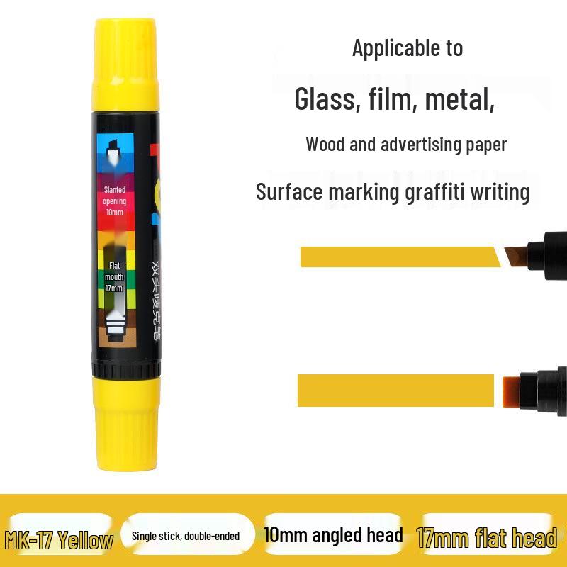 Feiluo Lang POP Double-headed Refillable Marker Pen for Posters and Advertising