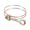 Hand-Tightened Galvanized Steel Hose Clamp for 2.5-3 Inch Pipes