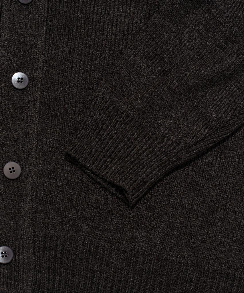 Cargobros Heritage Knit V-Neck Cardigan (Charcoal)