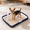 Large Dog Toilet with Anti-Splash Post – Easy To Clean Tray for Medium and Large Dogs