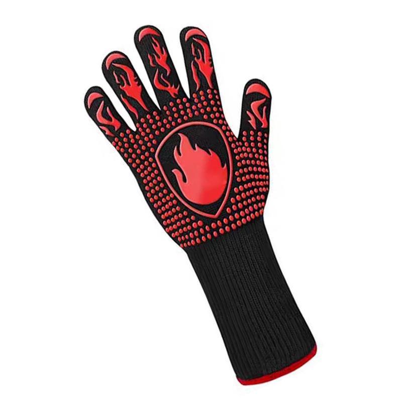Heat-Resistant Flame Retardant Silicone BBQ Oven Gloves