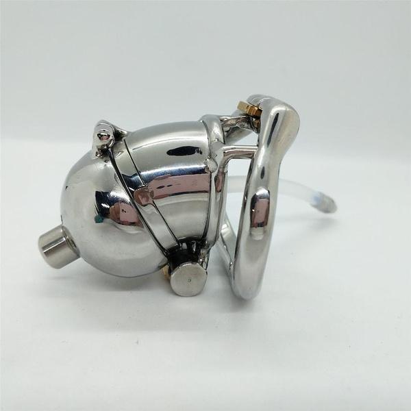 Stainless Steel Open Ended Jewelry with Ring Cage Double Lock for Man Male