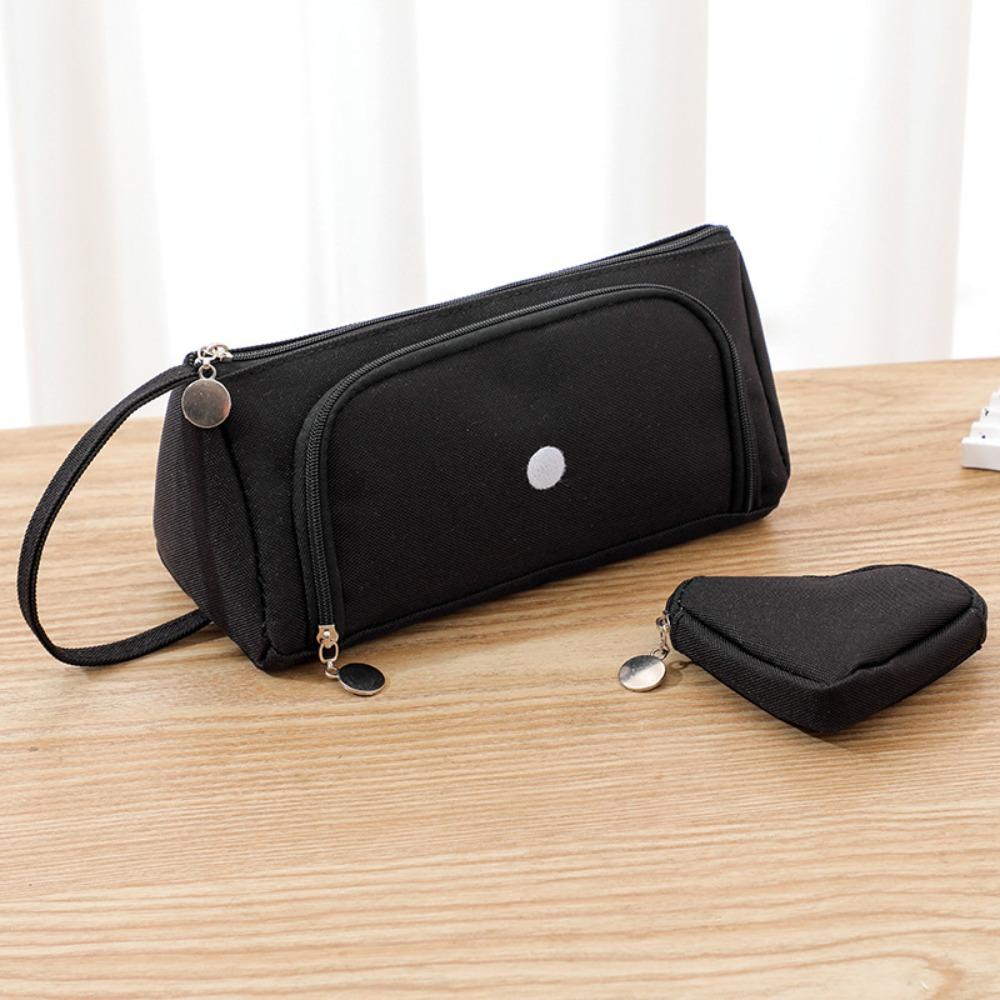 

Знімний пенал великої місткості Багатошаровий корейський мішок для ручок та олівців Дорожній Style 4