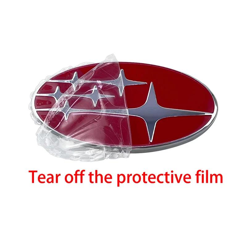 58mm Alloy Car Steering Wheel Emblem Center Logo Sticker for Subaru Forester Outback Legacy Impreza STI BRZ Accessories ysi8