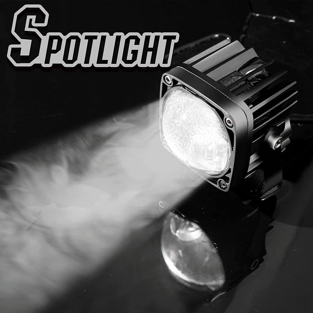 Replacement Roof Mount Spotlight Easy Installation LED Work Light Bar for Car Truck ATV UTV Offroad Divring Fog Lights