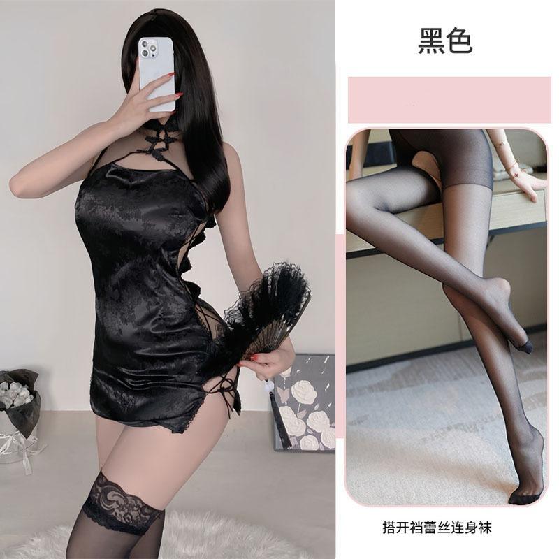 Erotic Lingerie Pajamas Sexy Antique Cheongsam Uniform Seduction Flirting Midnight Charm Qn Cosplay