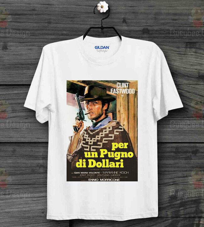 

A Fistful Of Dollars Italian Cool Vintage Poster T Shirt B289 S