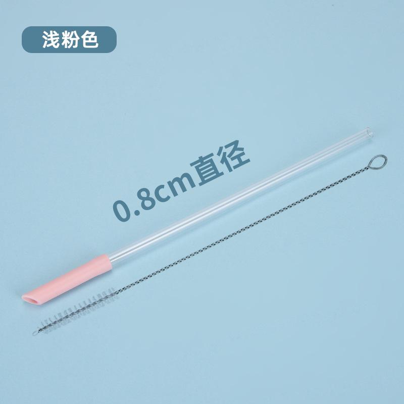0.8Cmtritan Telescopic Straw Multi-Color Optional Set Milk Tea Beverage Reusable Water Cup Straw