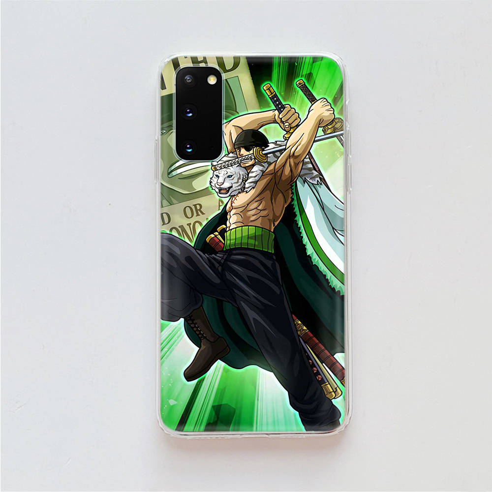 

AD59 One Piece Zoro Sanji прозрачный чехол для Samsung A04 A14 A23 A34 A54 M23 M33 M52 M53 Realme 10 9 C30S C35 C55 VIVO Y02 Y21 Y33S Y51 X80 V25 чехол VIVO Y50 гагат