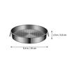 Kitchen Steamer Basket Silver Pot Steamer Tray for Food Steaming 3Pcs