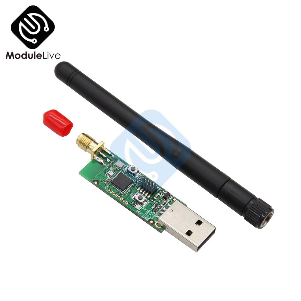 BLE 4.0 CC2540 CC2531 Zigbee Sniffer Wireless Wifi Board Bluetooth Dongle USB Programmer Downloader Module With External Antenna