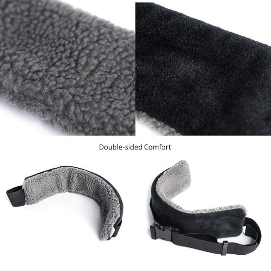 1/2 ks nastavitelný popruh na oporu hlavy cestovní polštář alternativní kryt očí blokující světlo na spaní