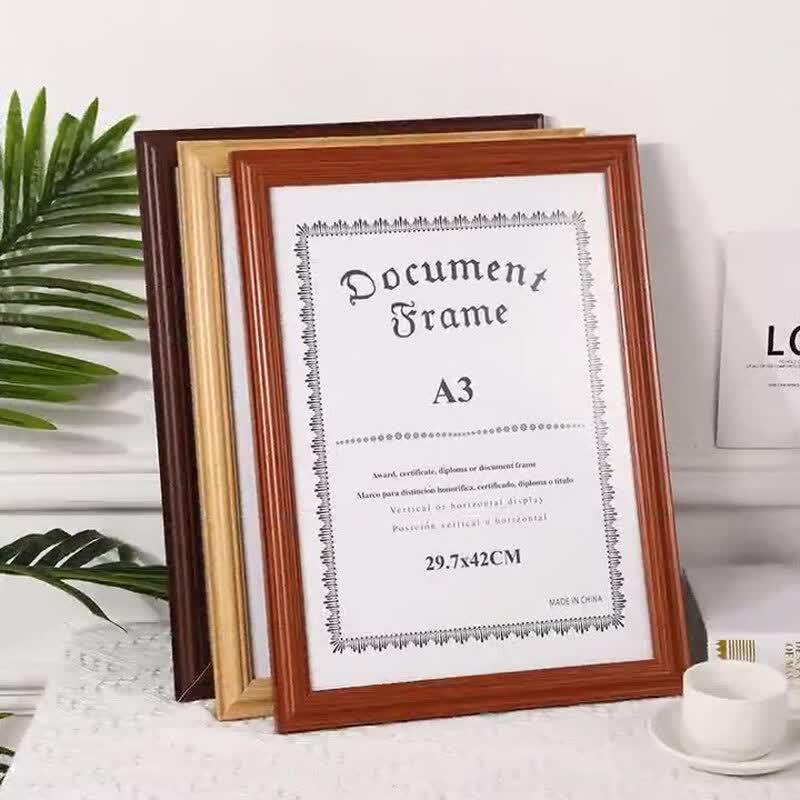 Xinfax 4K Certificate and Business License Wall Frame