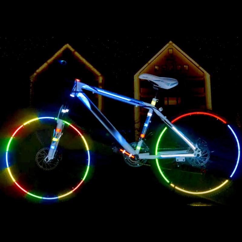 8M/Roll Bike Safety Motorcycle Helmet Reflector Tape DIY Car Scooter Accessory PVC Reflective Glow Stickers