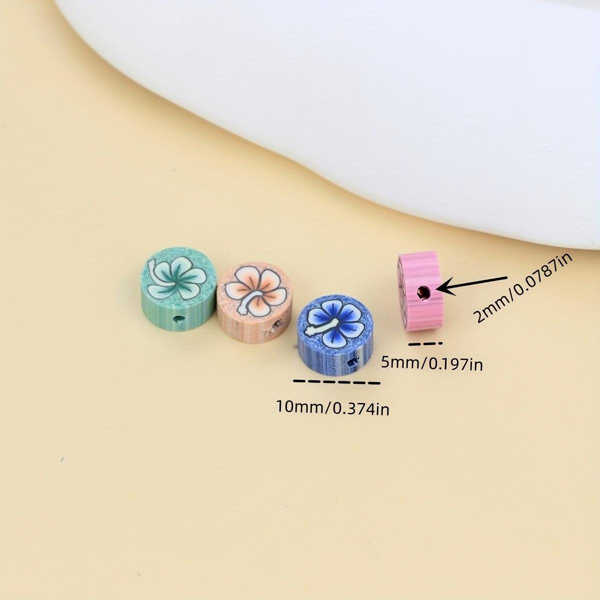 

28 шт./лот Цветочные бусины с животными Полимерная глина Бусины для изготовления ювелирных изделий DIY Браслет Серьги Five leaf Grass-28Pcs/Lot