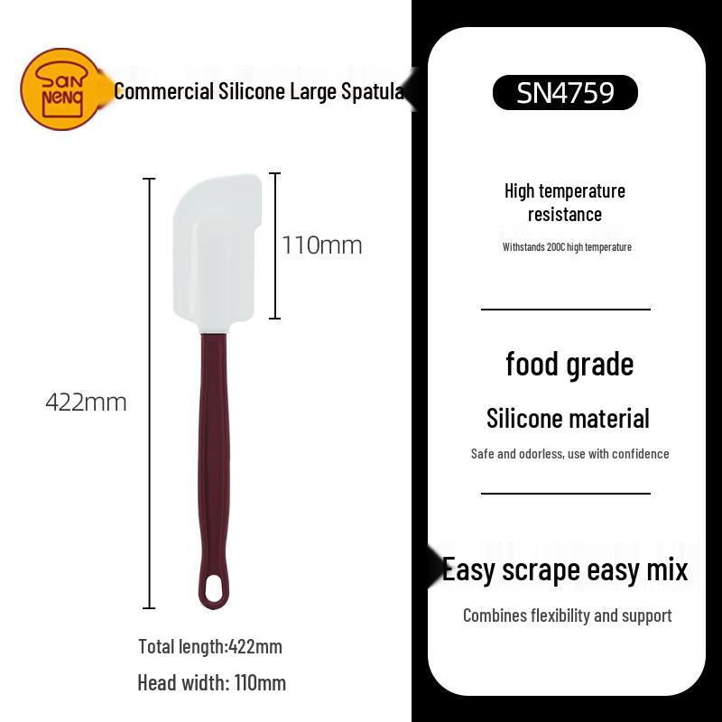 SANNENG Integrated High-Temperature Silicone Baking Spatula