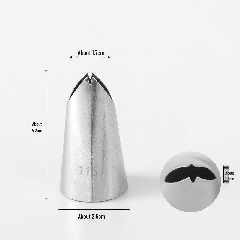 Qiwei Stainless Steel Pastry Nozzle Set