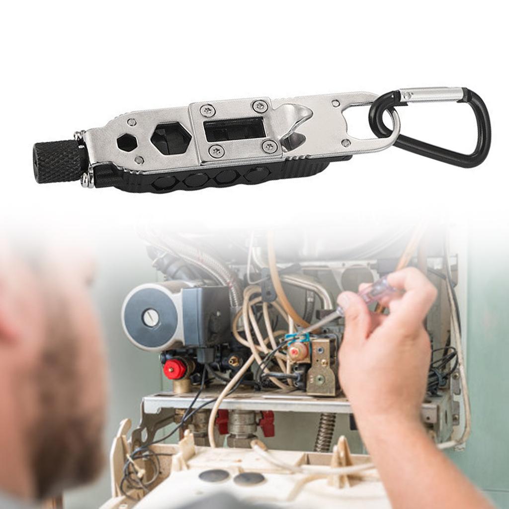 Keychain Multitool Pliers Pocket Screwdriver Multitool Small Multitool Pocket Tool for Fishing Camping Fathers Day Gift