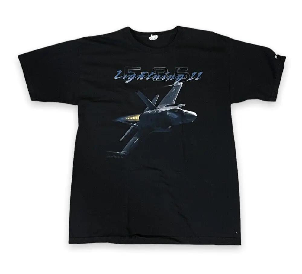 F35 Lightning 11 Fighter Jet Air Force Men TShirt Short Sleeve Casual ONeck Summer T Shirts