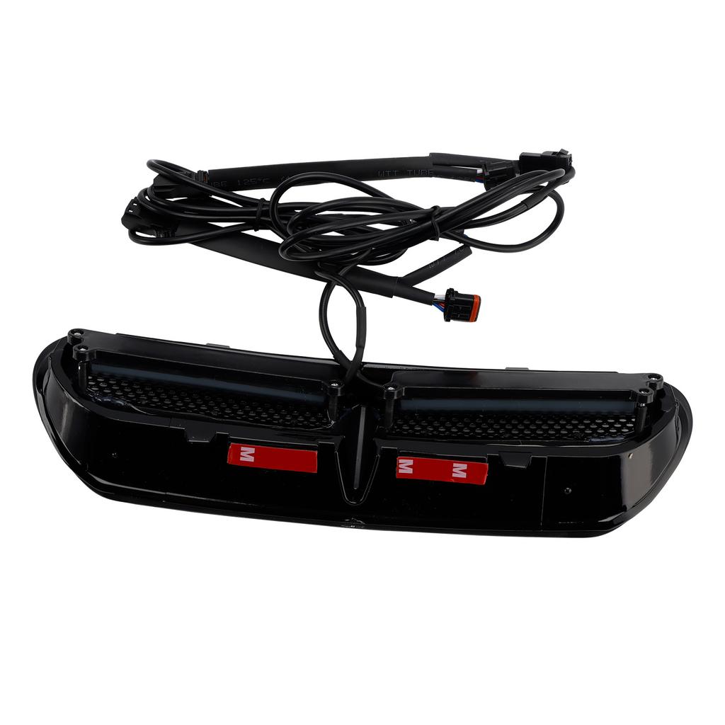 Front Fairing Air Vent LED Light For Touring Street Glide 2014-2024 Black