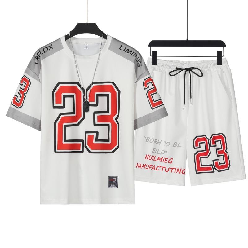 Korean Casual Sports Set New Summer Men's Clothing Sports Set Breathable