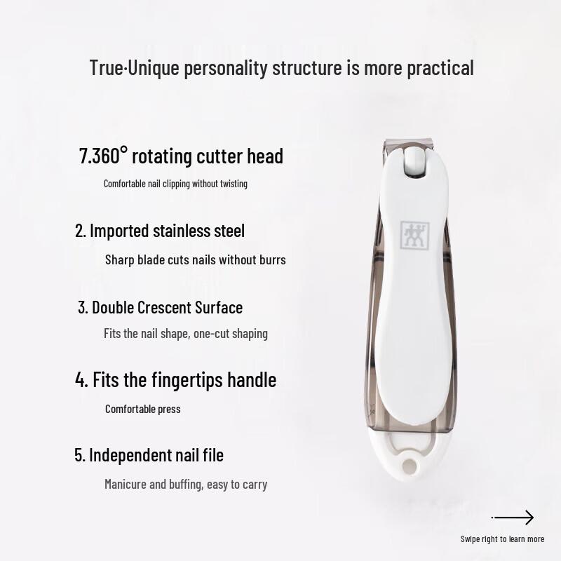 Zwilling 360° Rotating Anti-Splash Nail Clipper
