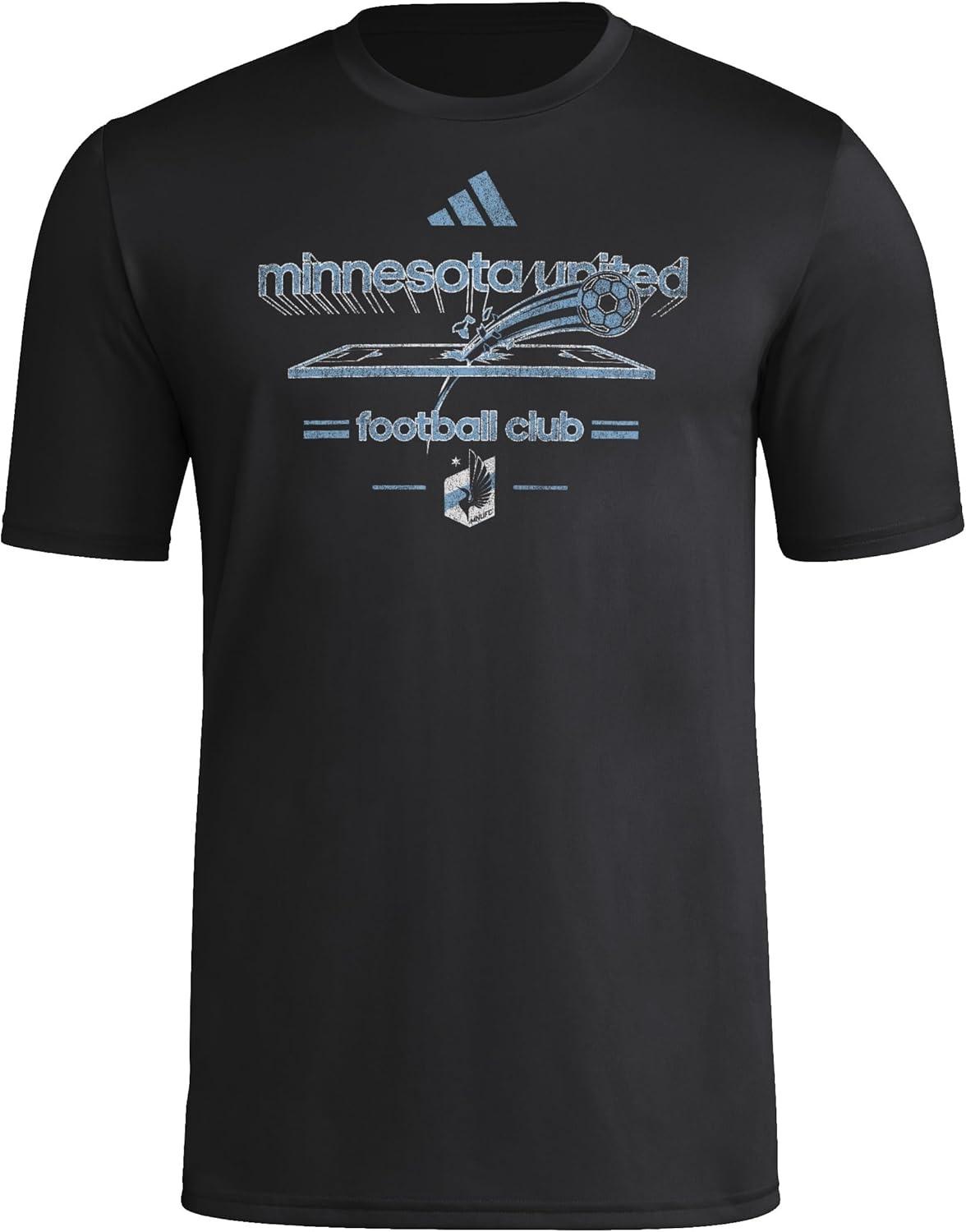 Мужская футболка adidas Minnesota United FC Vintage World Pre-Game с коротким рукавом XXXXXL