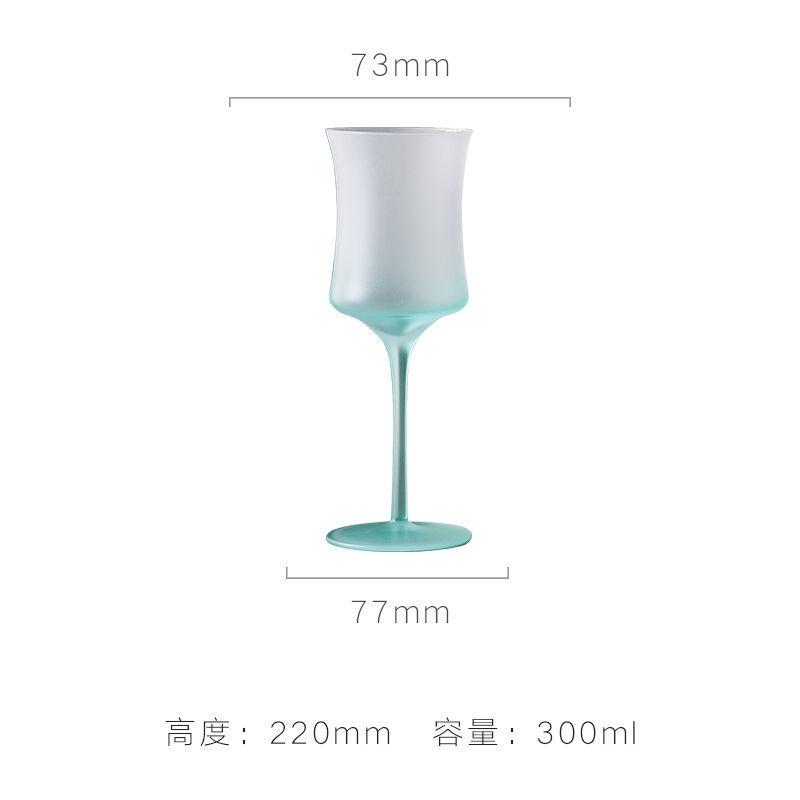 Candy Colored Crystal Glass Goblet KTV Dessert Cup Ice Cream Cup Milk Tea Cup Banquet Wine Glass Champagne Glass Cocktail Glass