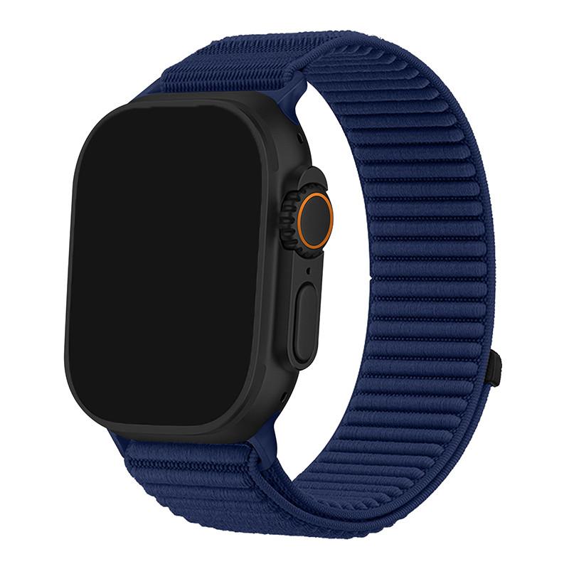 Nylon Braided Sport Strap For Apple Watch Band 49MM Bracelet for iWatch 10 9 8 7 6 5 4 SE Ultra 1 2 49mm 46 45 44 42 41 40 38mm