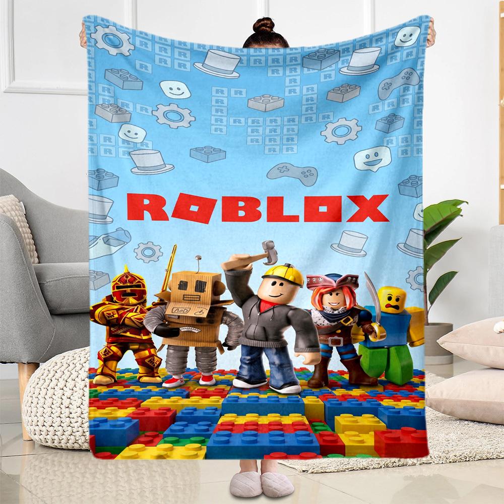 Roblox 46 Blanket Soft Warm Cozy Perfect for Office Chair Livingroom Bed Four Seasons Multipurpose Digital Print