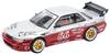POP RACE 1/64 Pandem Silvia S13 - Moontech Red Fertigmodell PR640258