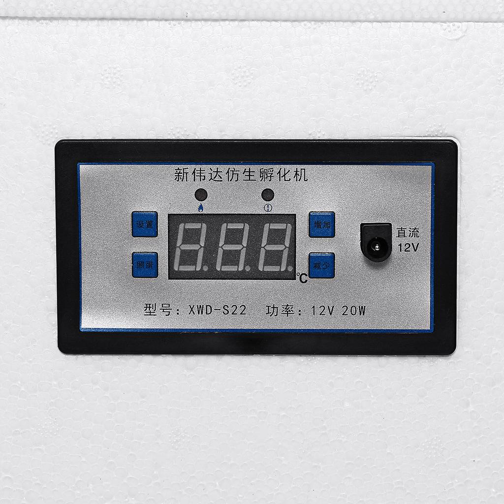 20W 36 Chicken Poultry Hatcher Temperature Control Eggs Automatic Digital Incubator