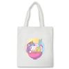 Dabbing Unicorn Panda anime Shopper bag Teenage students reusable canvas bag handbag bag Women's Shoulder tote bag Bolsas