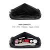 Womens Handbags Soft Leather Fashion Designer Top-handle Casual Pocket Ladies Tote Portable Chain Large Shoulder Bags Black
