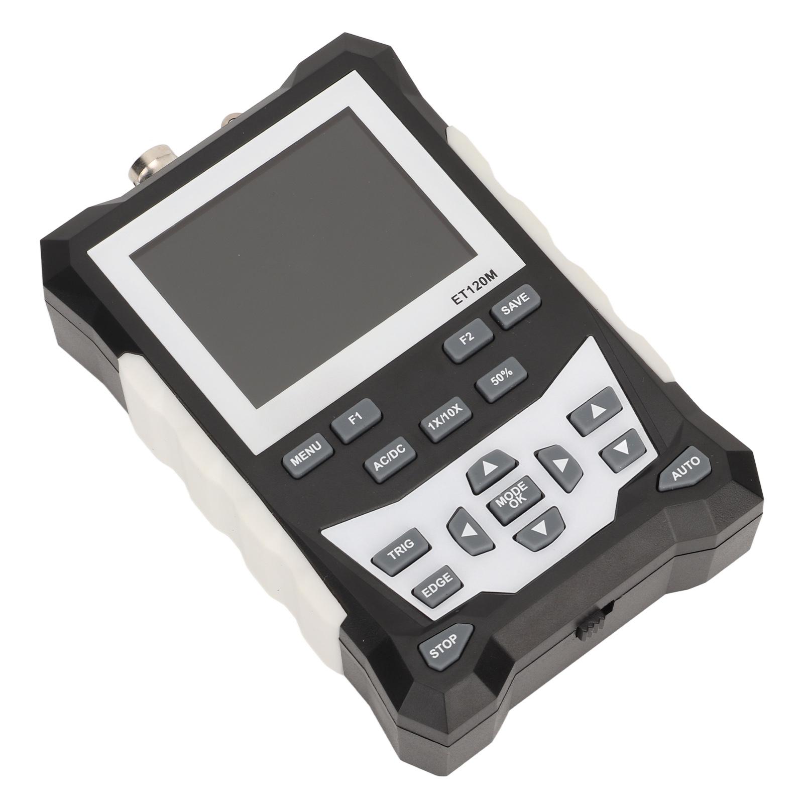 

Ручний осцилограф 120 МГц смуга пропускання форми сигналу висока точність 2,4 дюйма TFT цифровий кольоровий аналоговий осцилограф комплект