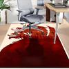 1pc Fire and Blood Office Carpet Chair Mats, Home Decor Mat | Fantasy Theme Mat | Durable Mat, Dragon DecorB02