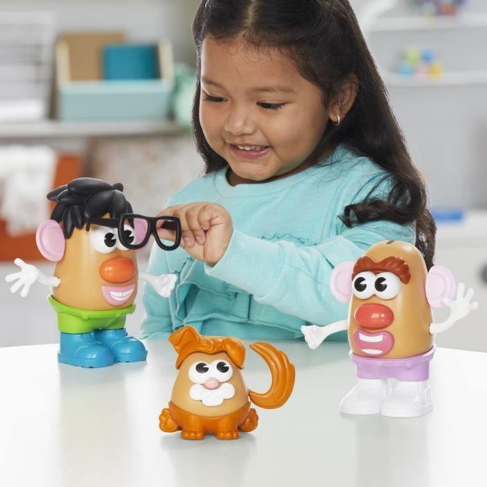 Potato Head Méga patate coffret avec 42 pièces dont une boîte de rangement, jouets préscolaires créatifs pour enfants, dès 2 ans