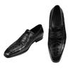Fashion Classic Italian Men's Leather Shoes Handmade Slip-On Casual Oxford Designer Outdoor Driving Luxury Black Business Office Shoes
