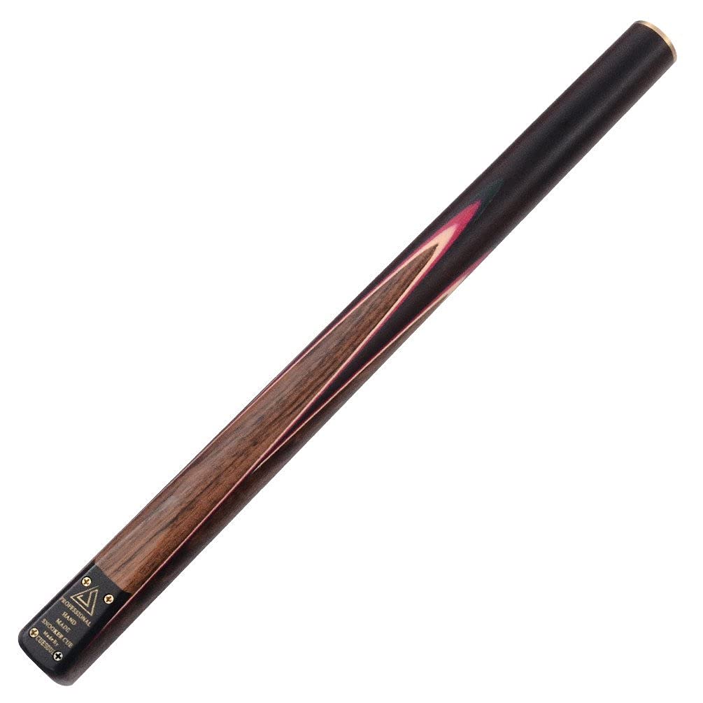 Cuesoul Handmade Piece Snooker Cue Black Cue Case Extension Cue 57", Rosewood, 3/4 + + (CSSC012)