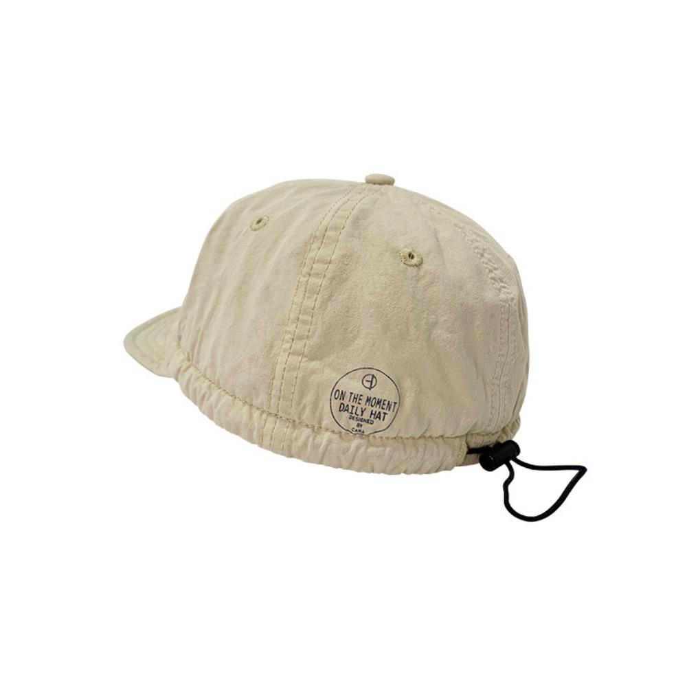 Casual Cargo Baseball Cap Drawstring Adjust Peaked Cap Versatile Sun Hat  Apparel Accessories
