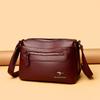 Ladies' Single-shoulder Small Crossbody Bag, Soft Leather Mom's Summer Large-capacity Mobile Phone Case