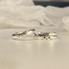 Japanischer Anime Kawaii Chiikawa Paarring Süße Cartoon Kreative Usagi Offener Verstellbarer Fingerring für Freundin Geburtstagsgeschenk