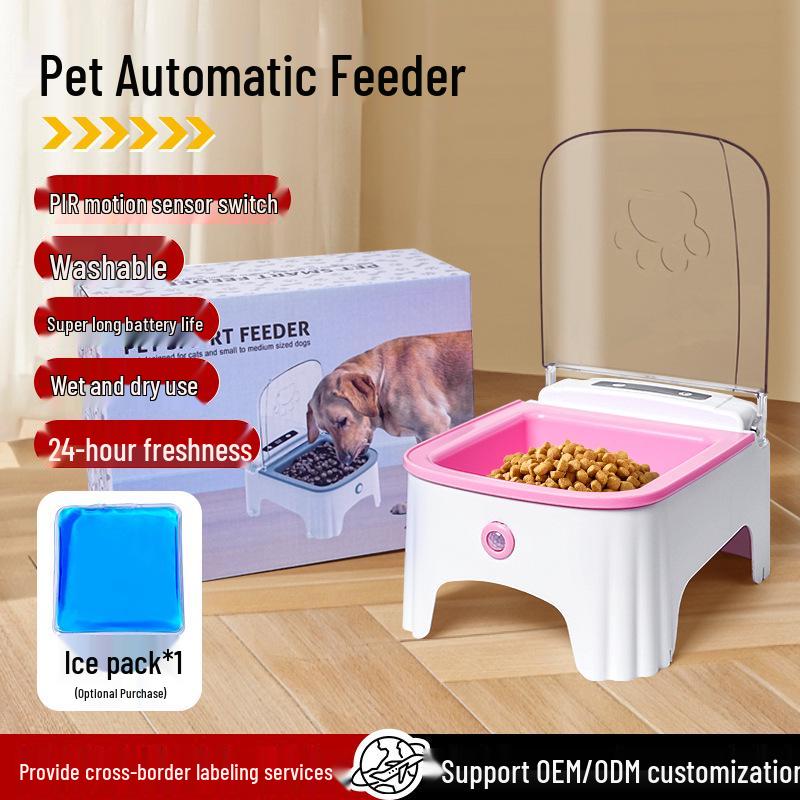 Automatic Pet Feeder with Timer and Dustproof Lid