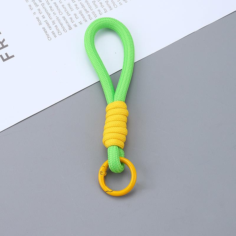 Colorful Polyester Plush Cartoon Doll Lanyard with Accessories - Customizable Toy Bag Charm