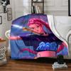 1pc KPop Demon Hunters MIRA2 Blanket, Gift, for Men and Women, Soft Blanket, Good for Sofa Bed Couch Travel, Lightweight Flannel Blanket