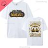 World of Warcraft T-Shirt Hiphop Spiel Gedrucktes T-Shirt Oberteil Locker Komfort Kleidung Sommer Unisex Heißer Verkauf T-Shirts 100% Baumwolle