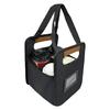 Bolsa Térmica com Compartimentos Ajustáveis para 4 Bebidas Design Dobrável Fácil de Transportar para Carro Trabalho Festas